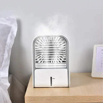Portable USB Air Cooler Fan with Humidifier