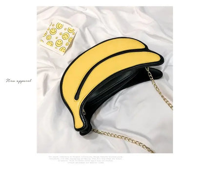 Banana Shape Crossbody Messenger Bag