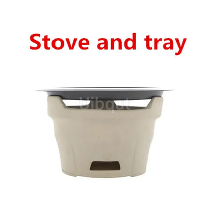 Traditional Charcoal Clay BBQ Stove