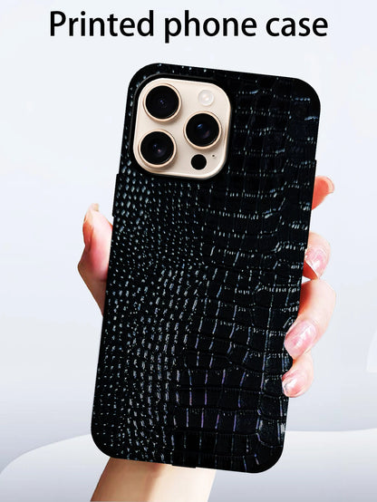 Luxury Crocodile Leather Phone Case