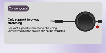 Retractable USB-C Fast Charging Cable