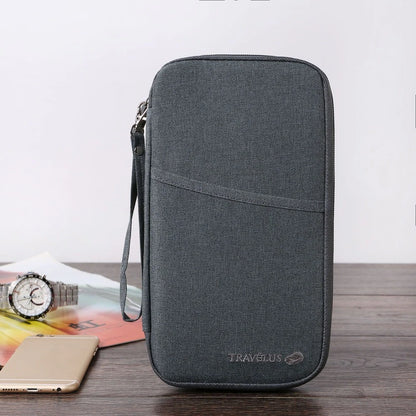 Family RFID Travel Passport Holder Bag