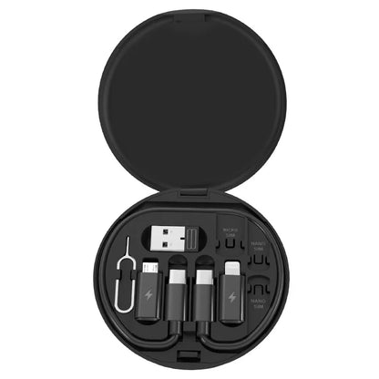 Multi-Connector USB Charging Adapter Kit with Storage Case