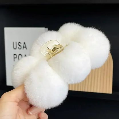 Women’s Furry Hair Claw Clip