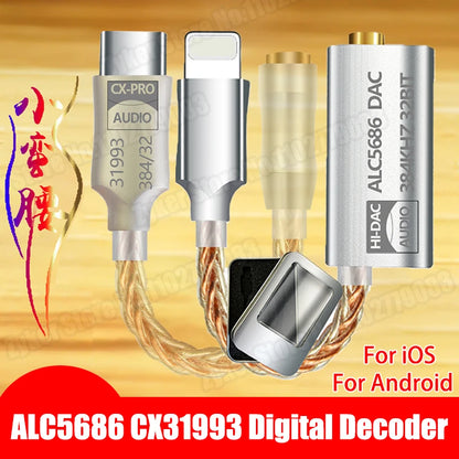 USB TypeC Digital Audio Cable For iPhone iOS Adapter