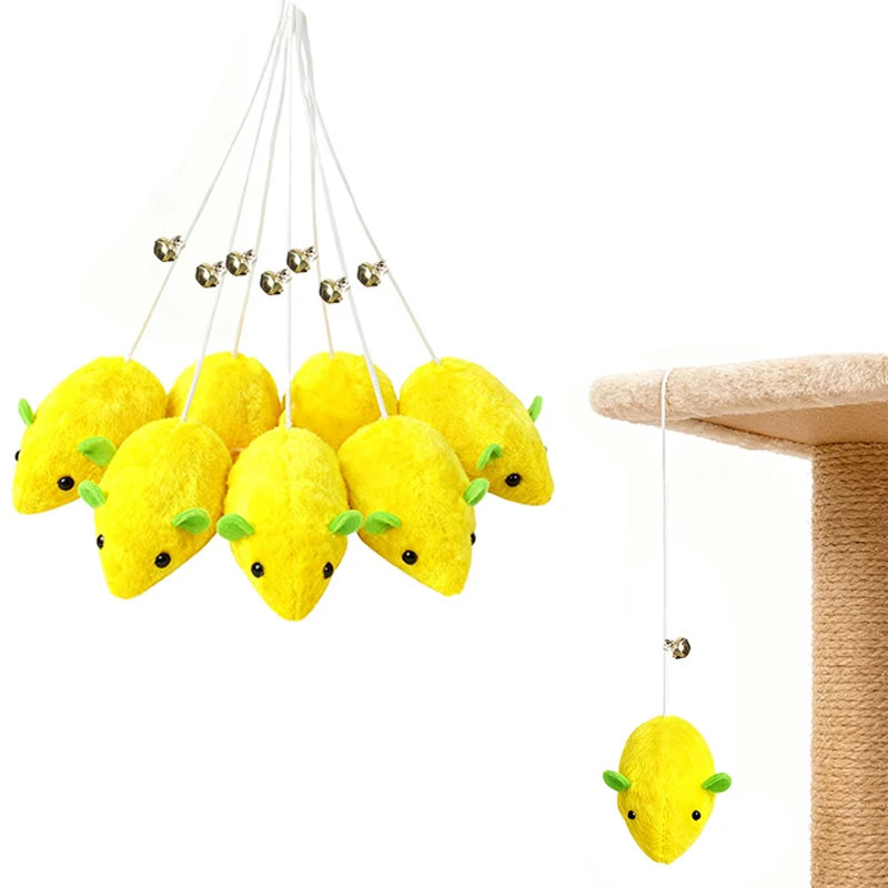 Hanging Cat Mouse Toy