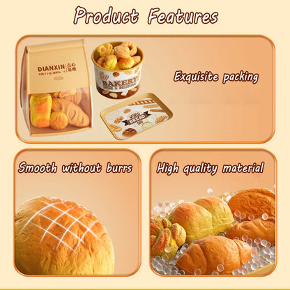 Kids Pretend Play Bakery & Bread Toy Set