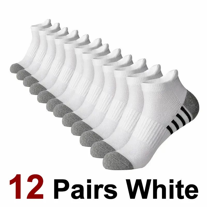 Men’s Breathable Mesh Sports Socks 6 Pairs