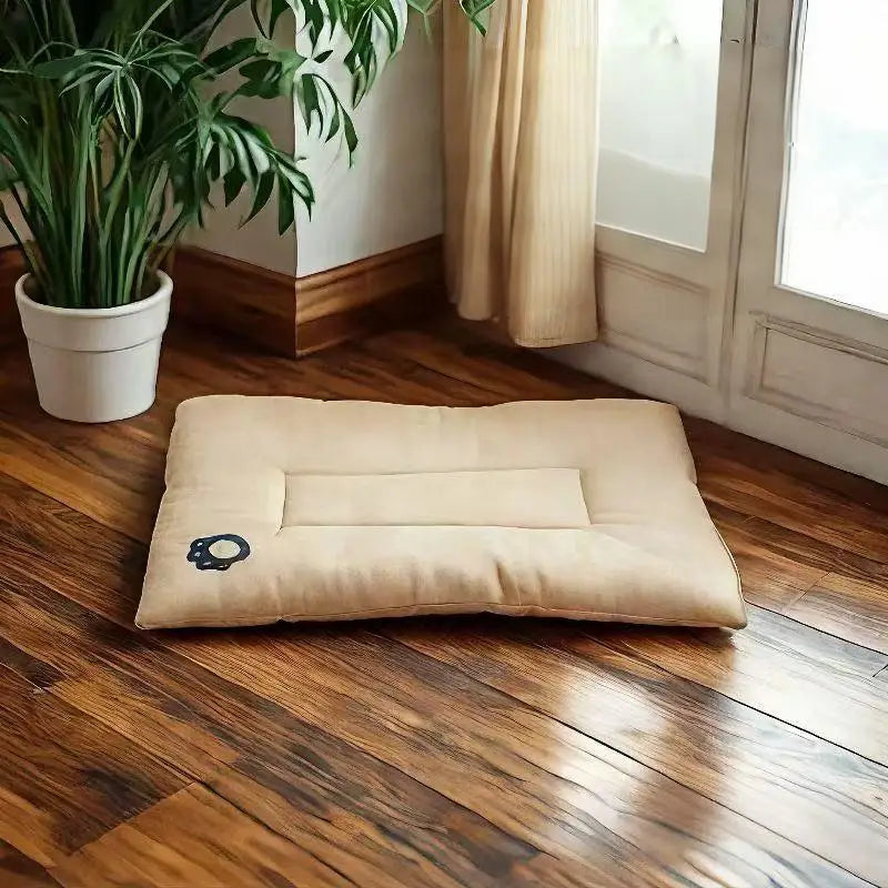 Extra Large Linen Pet Bed Mat for Dogs & Cats