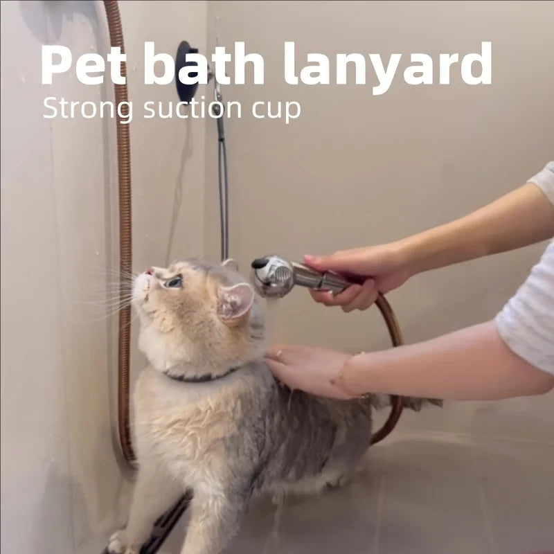 Pet Bathing Restraint Leash with Suction Cup