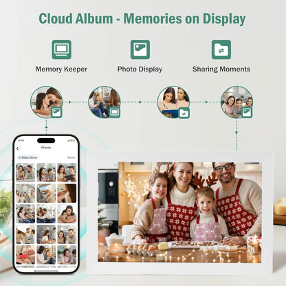 15.6" Smart WiFi Digital Family Calendar & Picture Frame