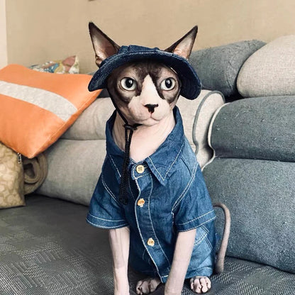 Adjustable Cotton Cat Sun Hat