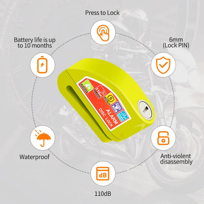 Motorcycle Disc Brake Alarm Lock