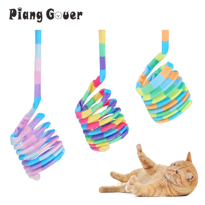 Rainbow Spring Cat Toy Set