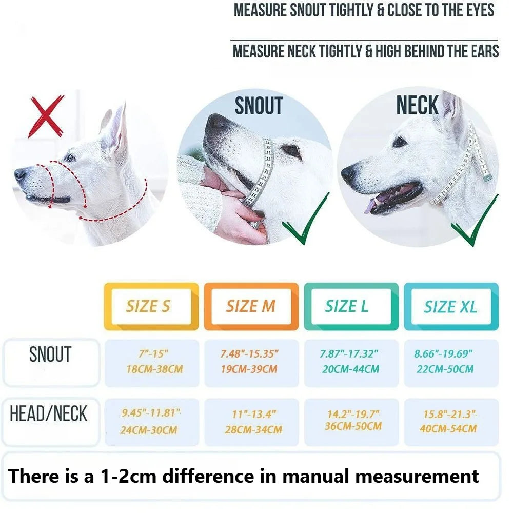 Adjustable Dog Muzzle Training Leash