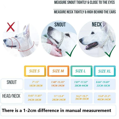 Adjustable Dog Muzzle Training Leash