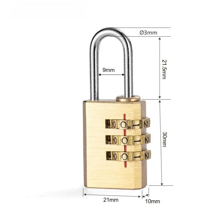 Solid Brass Combination Padlock
