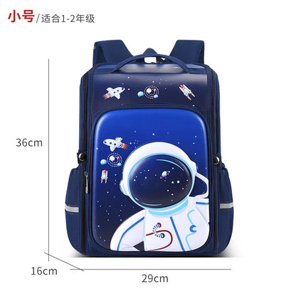 Girls Cartoon Heart School Backpack