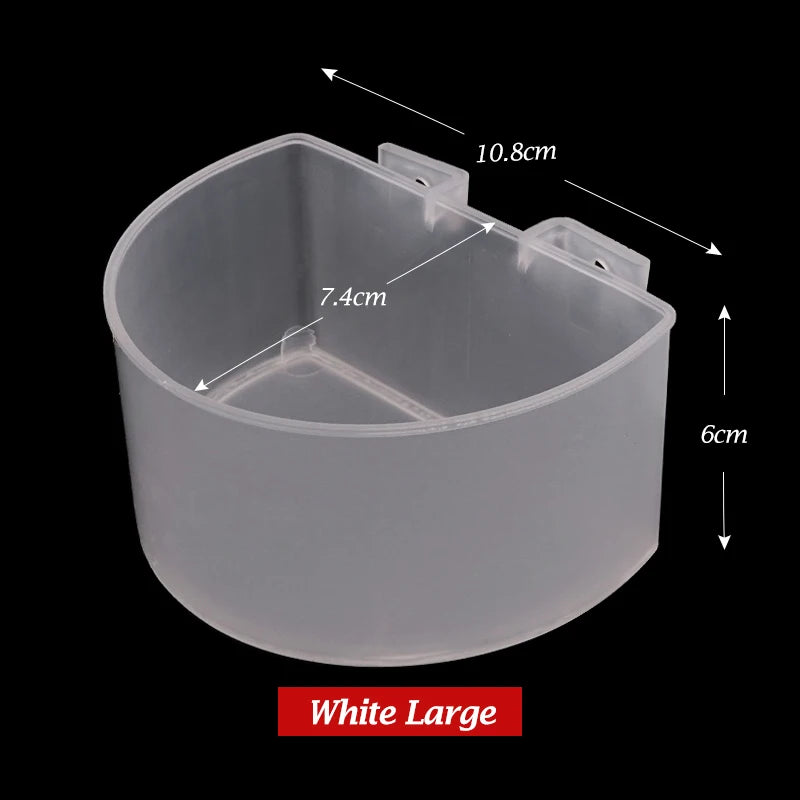 Plastic Bird Feeder Bowls for Cage