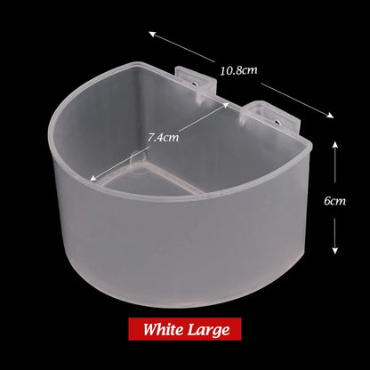 Plastic Bird Feeder Bowls for Cage