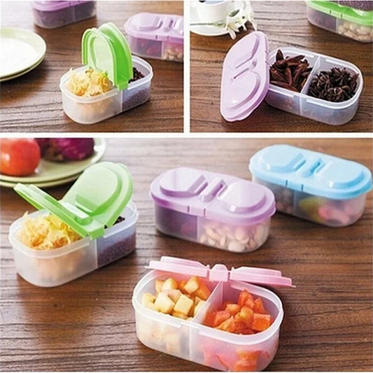 Portable Food Storage Lunch Box with Divider