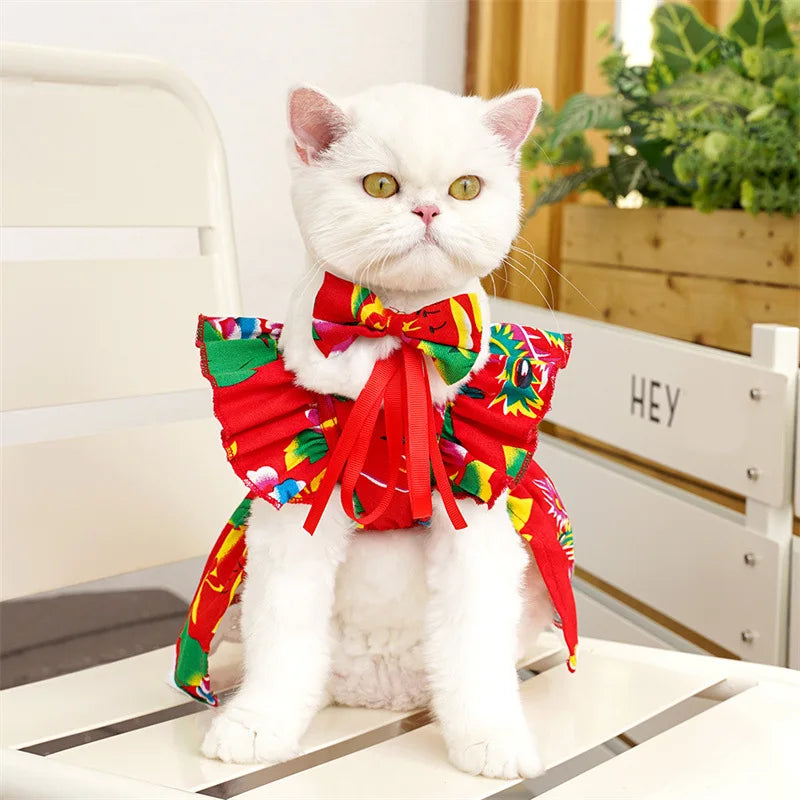 Princess Plaid Pet Dress for Dogs & Cats