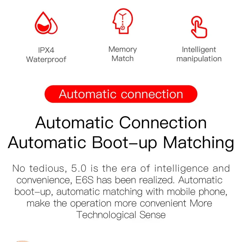 E6S Wireless Bluetooth Earbuds
