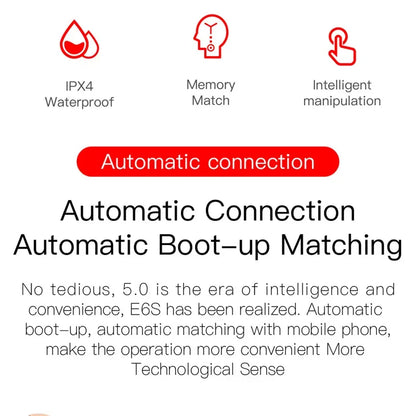 E6S Wireless Bluetooth Earbuds
