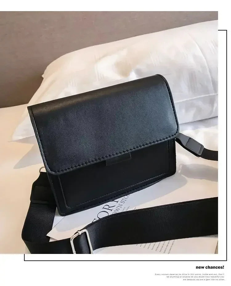 Women’s PU Leather Crossbody Flap Bag