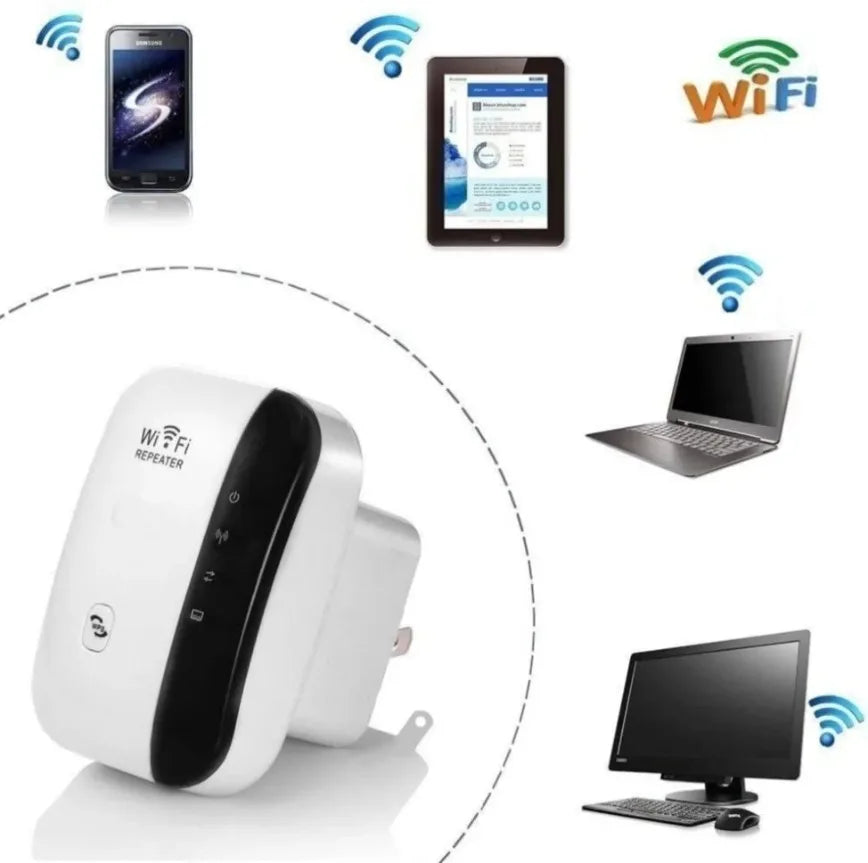 300Mbps WiFi Range Extender with Ethernet Port