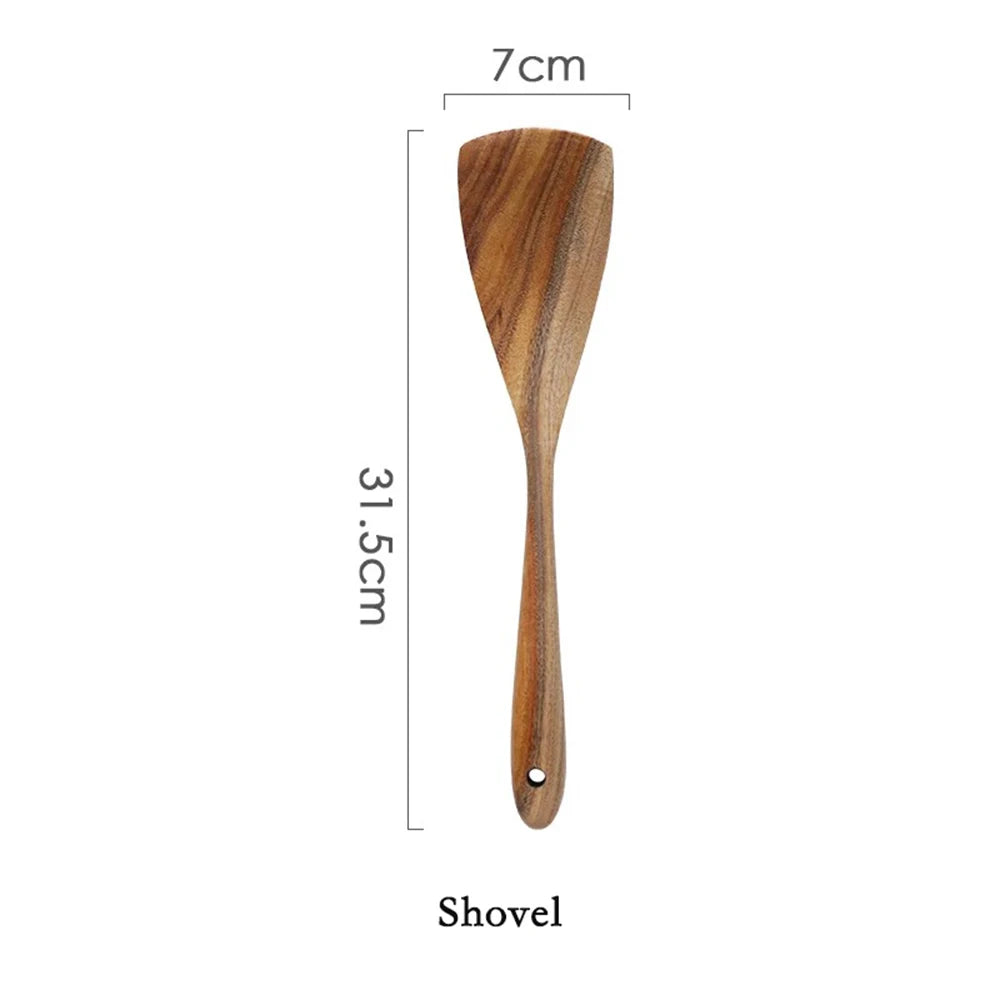Wooden Kitchen Utensil Set