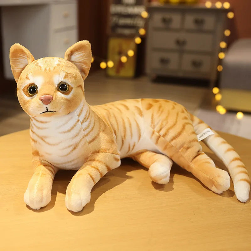 Lifelike Cat Plush Toy