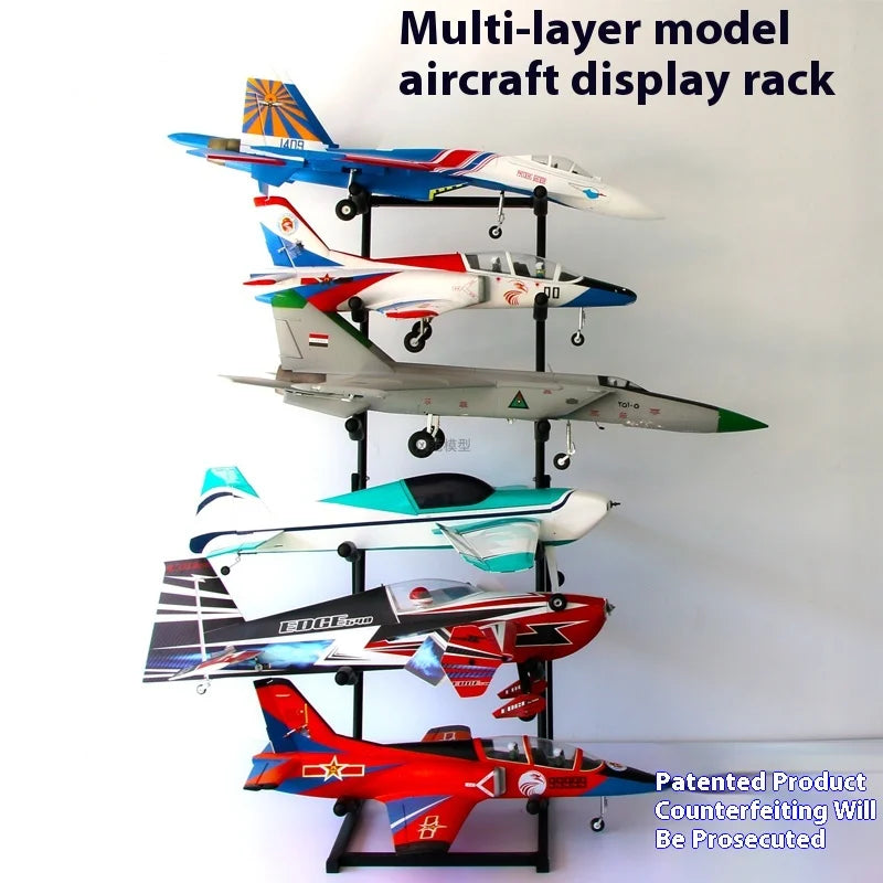 Adjustable Multi-Layer RC Aircraft Display Stand