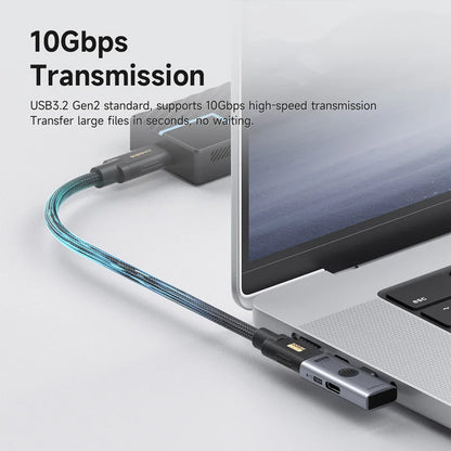 Hagibis Dual USB-C Splitter Adapter with 100W PD Charging
