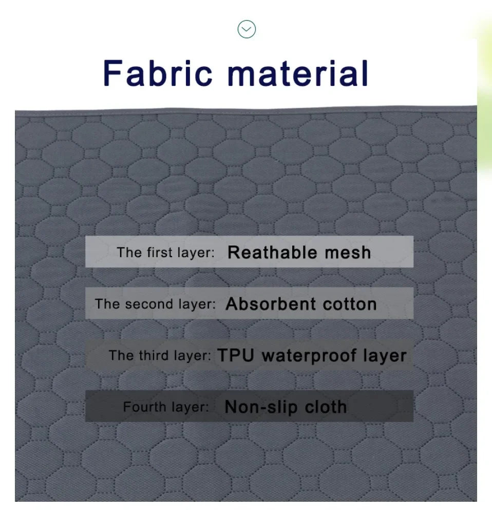 Washable Dog Pee Pad Mat
