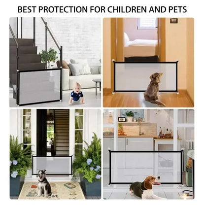 Portable Nylon Mesh Pet Safety Gate