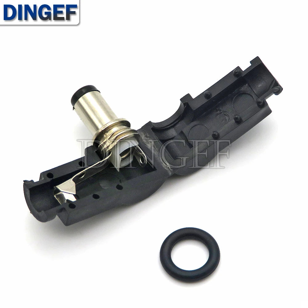 Right Angle DC Barrel Power Plug Solder Connectors for Cable Wiring