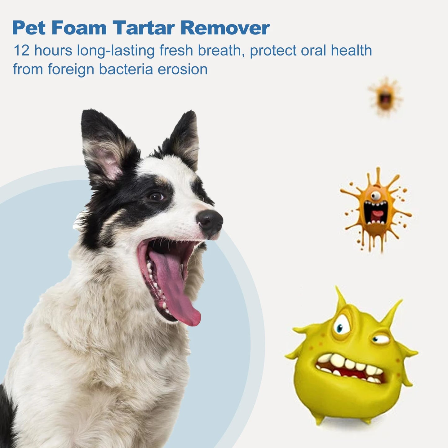 Pet Dental Tartar Remover Foam for Dogs & Cats