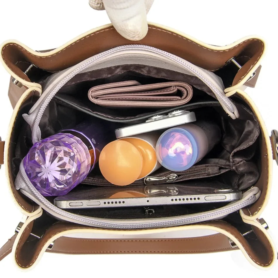 Women’s Microfiber Leather Shoulder Bag