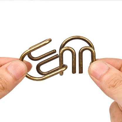 Metal Wire IQ Puzzle Set