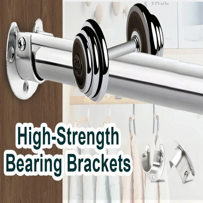 304 Stainless Steel Wardrobe Rod Brackets