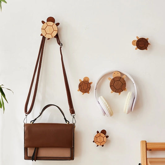 Wooden Turtle Wall Hook