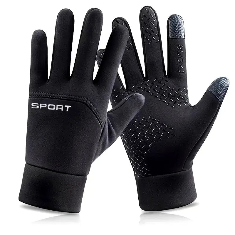 Winter Fleece Cycling Gloves