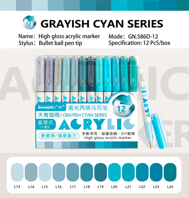High Gloss Acrylic Paint Markers