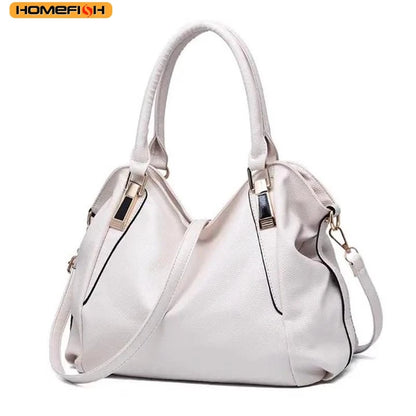 Large Capacity PU Leather Shoulder Tote Bag