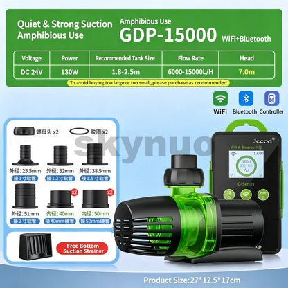 Jecod Smart WiFi & Bluetooth DC Submersible Water Pump