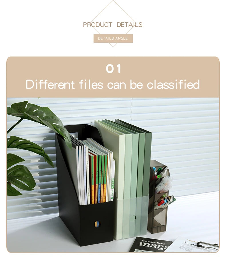 Foldable A4 Desktop File Storage Box