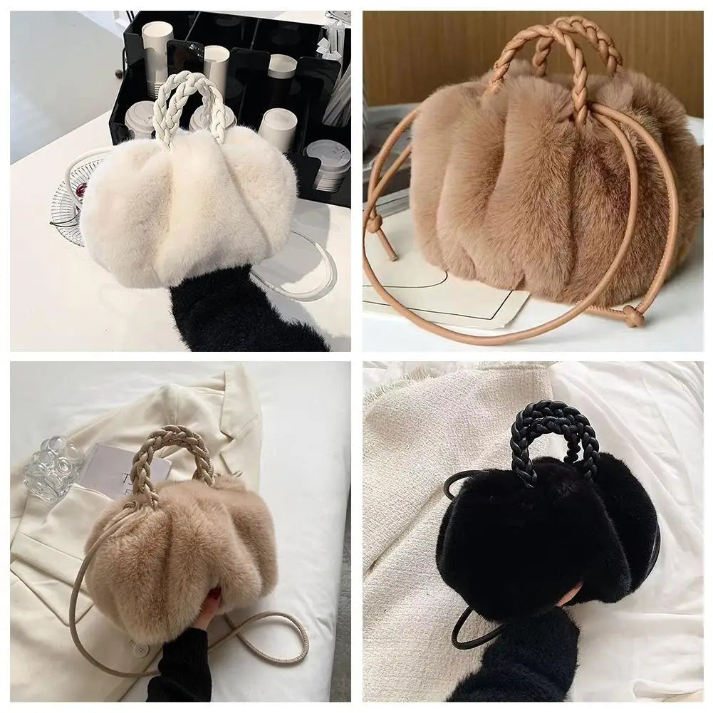 Plush Cloud Crossbody Handbag