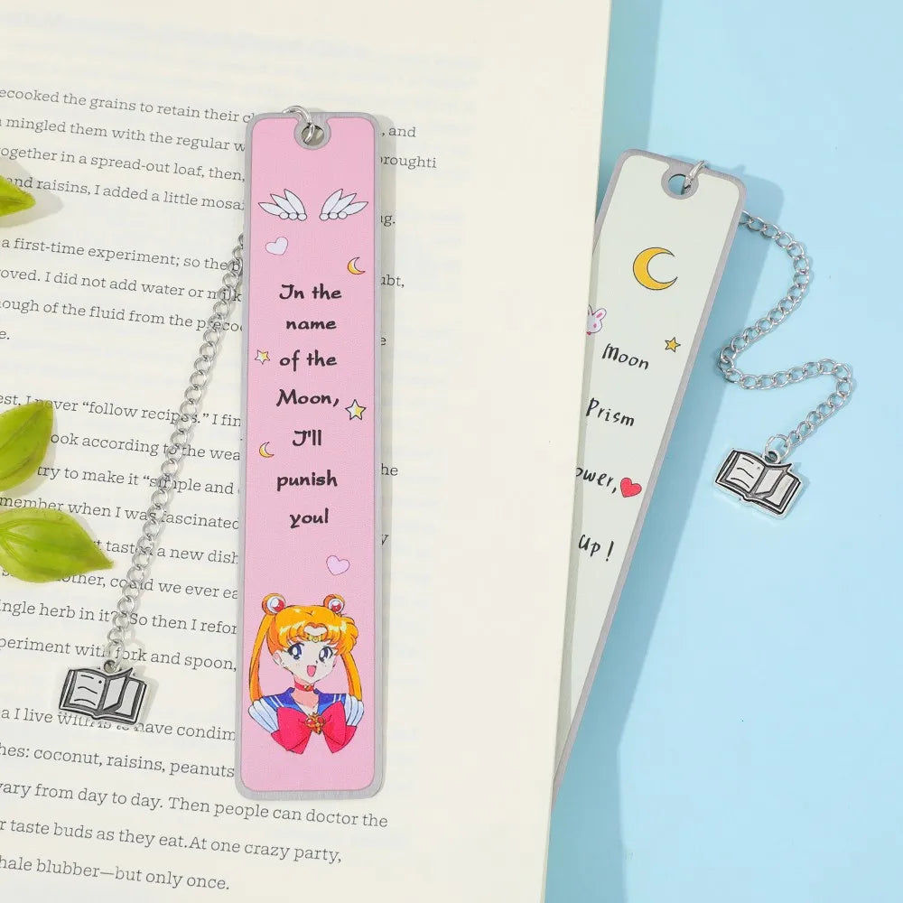 Moon Princess Warrior Metal Bookmark Set