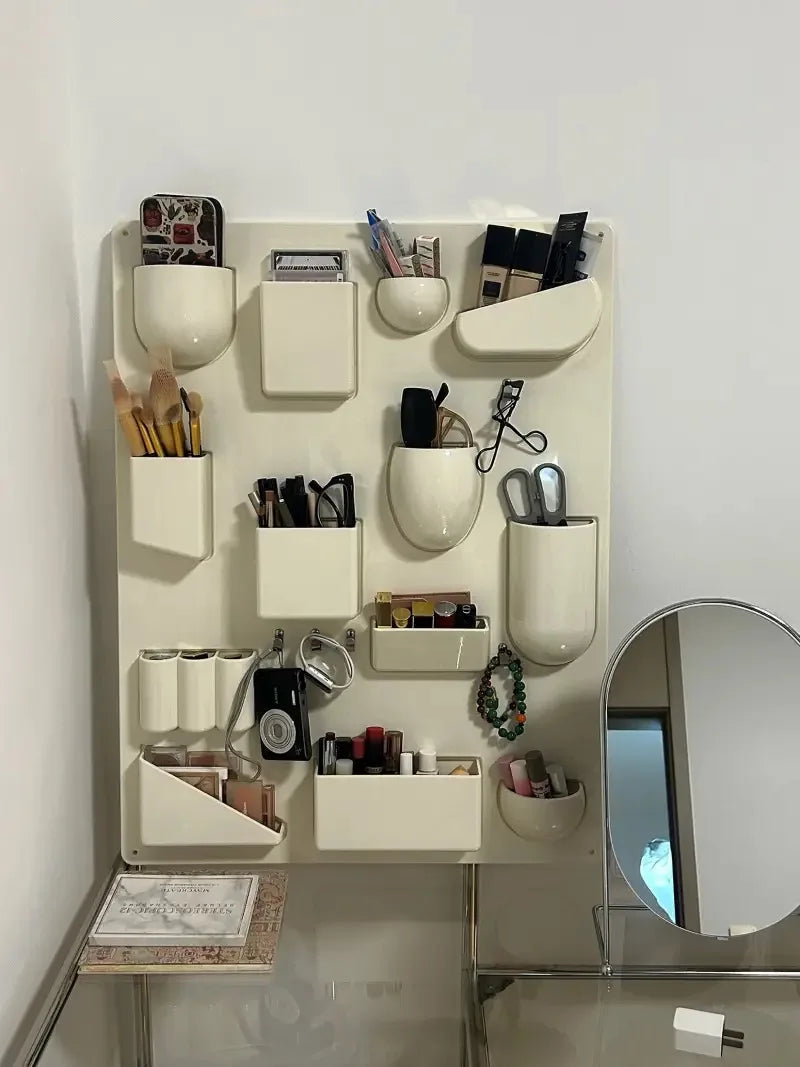 Wall-Mounted Modular Storage Organiser Board